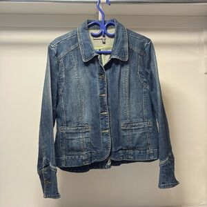 Tristan button up Jean jacket, XL